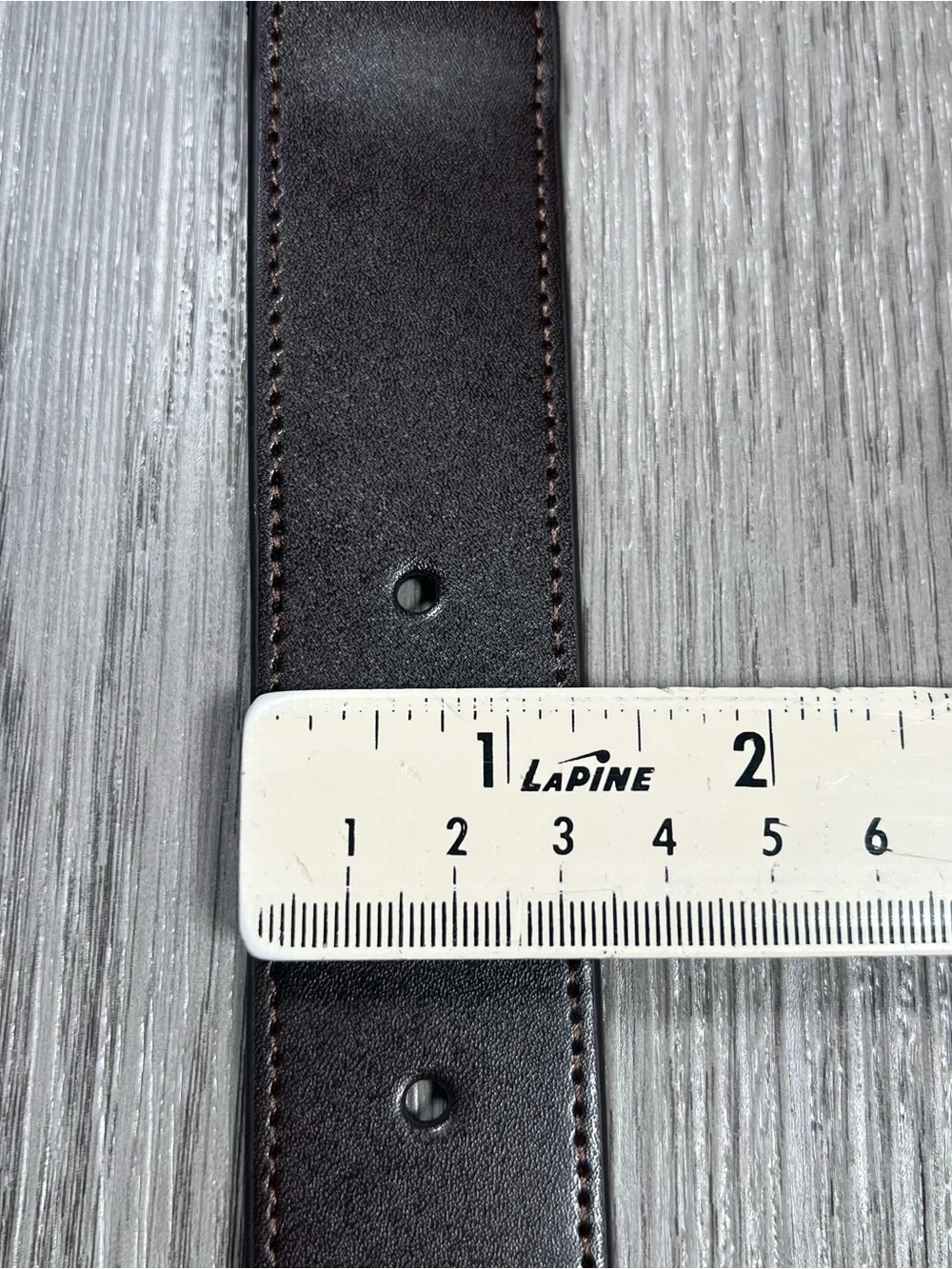 New Original Penguin Men's Belt Nautical Needlepoint Brown Leather Size 34 Golf